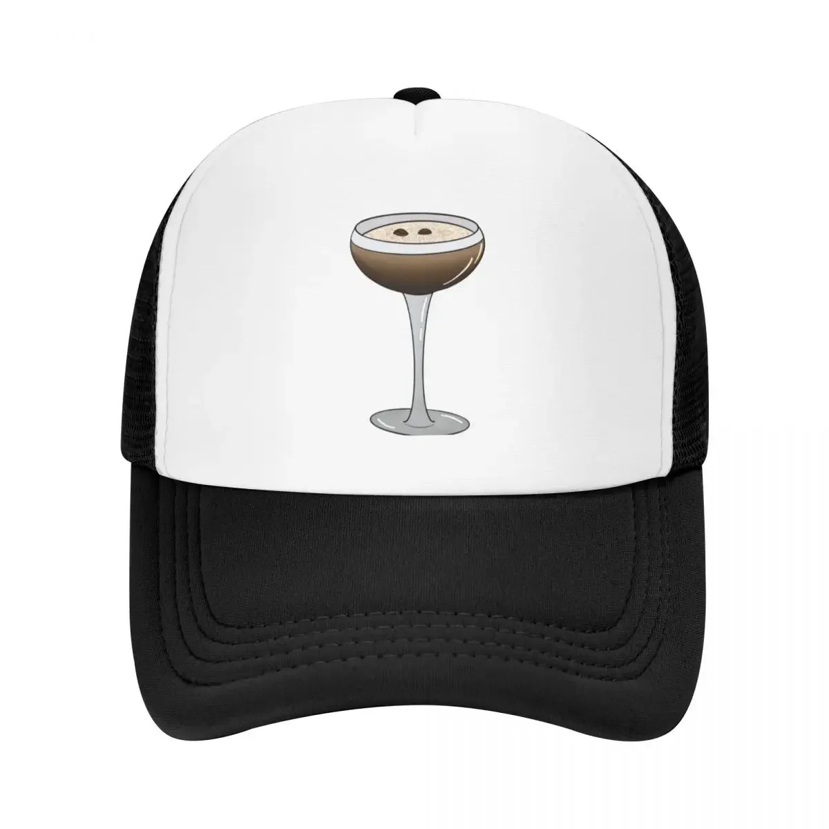 Espresso Martini Glass Baseball Cap Beach Bag Bobble Hat Military Tactical Icon Men's Hats Women's