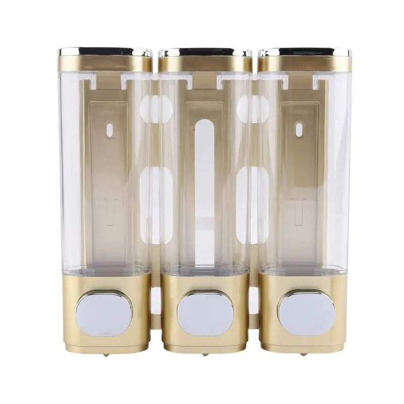 

AT51-1 PCS Bathroom Shower Pump Dispenser And Organizer Plastic Room Wall Mounted Used For Shampoo Conditioner Bathroom Kitchen