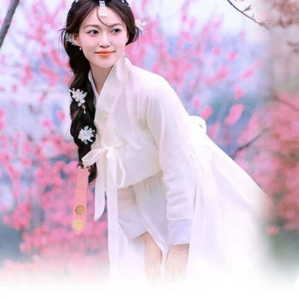Sweet Flower Korean Headband Ribbon Traditional Korean Hanbok Hairband Hair Clip Court Stage Dance Costume Hanfu view 4