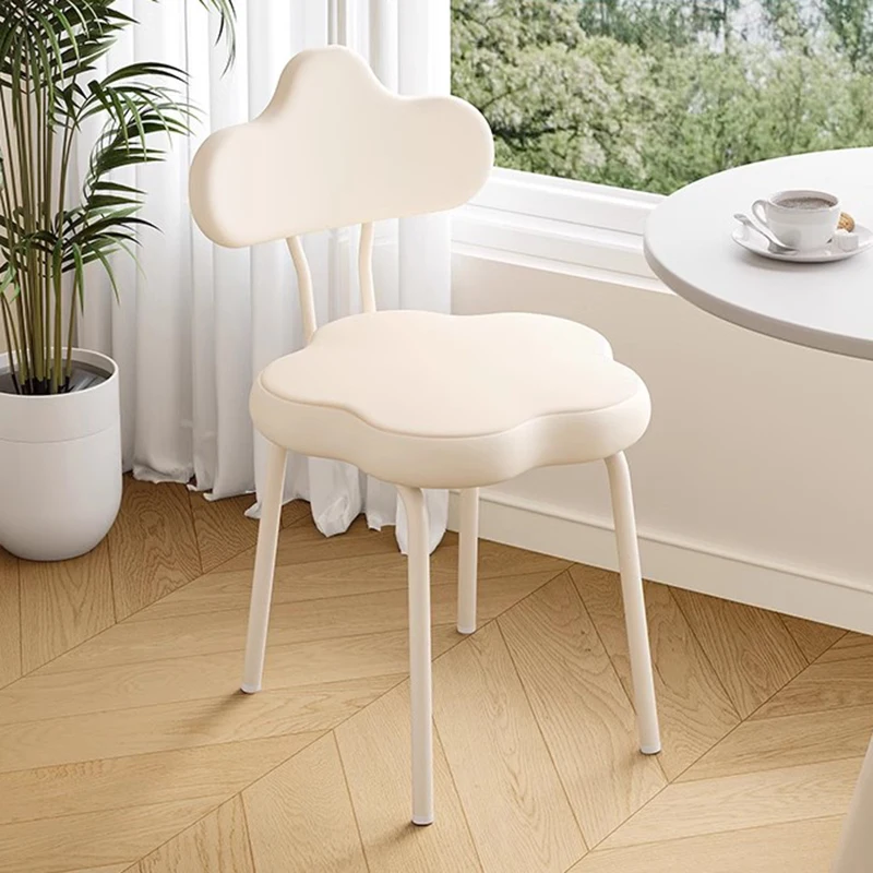 Elegant Relaxing Designed Dinning Chair Eaiting High White Nordic Dinning Chair Mobile Room Cadeiras De Jantar Home Furniture