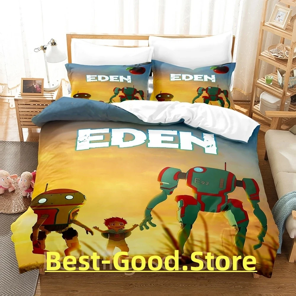 

Eden E92 A37 Bedding Set Single Twin Full Queen King Size Bed Set Adult Kid Bedroom Duvetcover Sets 3D Print Anime Bed Sheet Set