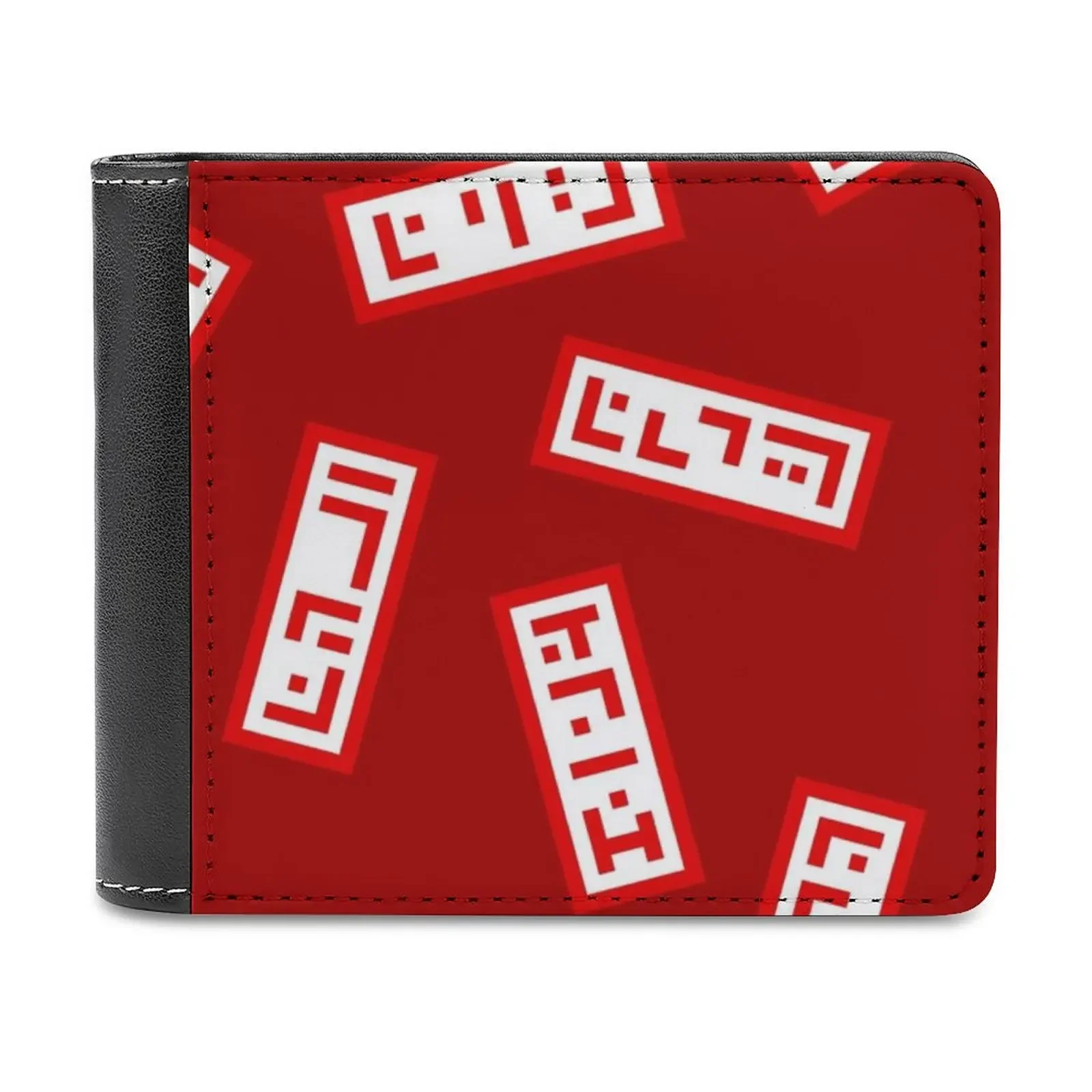 Mokou'S Paper Charms Leather Wallet Short Slim Male Purses Money Credit Card Holders Men Wallet Mokou Fujiwara No Mokou Touhou