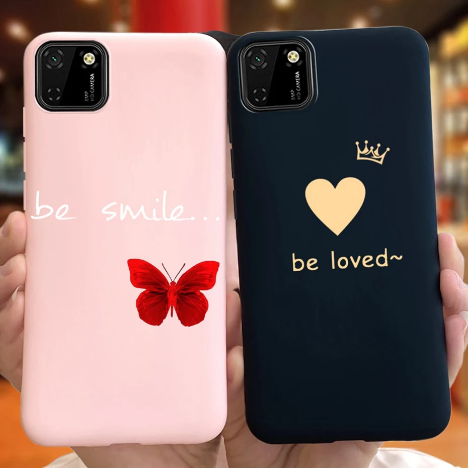 Fashion Phone Case For Huawei Y5p DRA-LX9 Candy Color Soft Silicone TPU Bumper For Huawei Y5P 2020 Y 5P Back Cover
