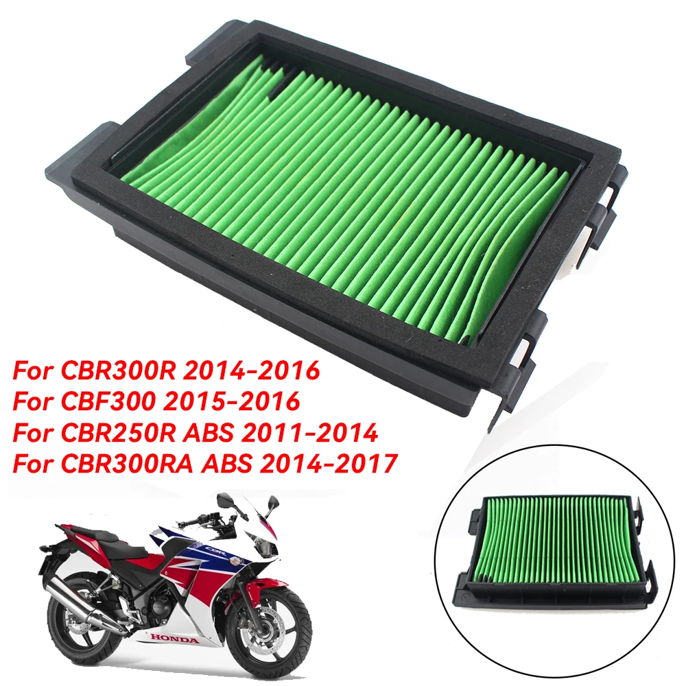 

Motorcycle Engine Air Intake Filter Cleaner Air Filter Element For Honda CBR250R 2011-2014 CBR300R 2014-2016 CBF300 2015-2016