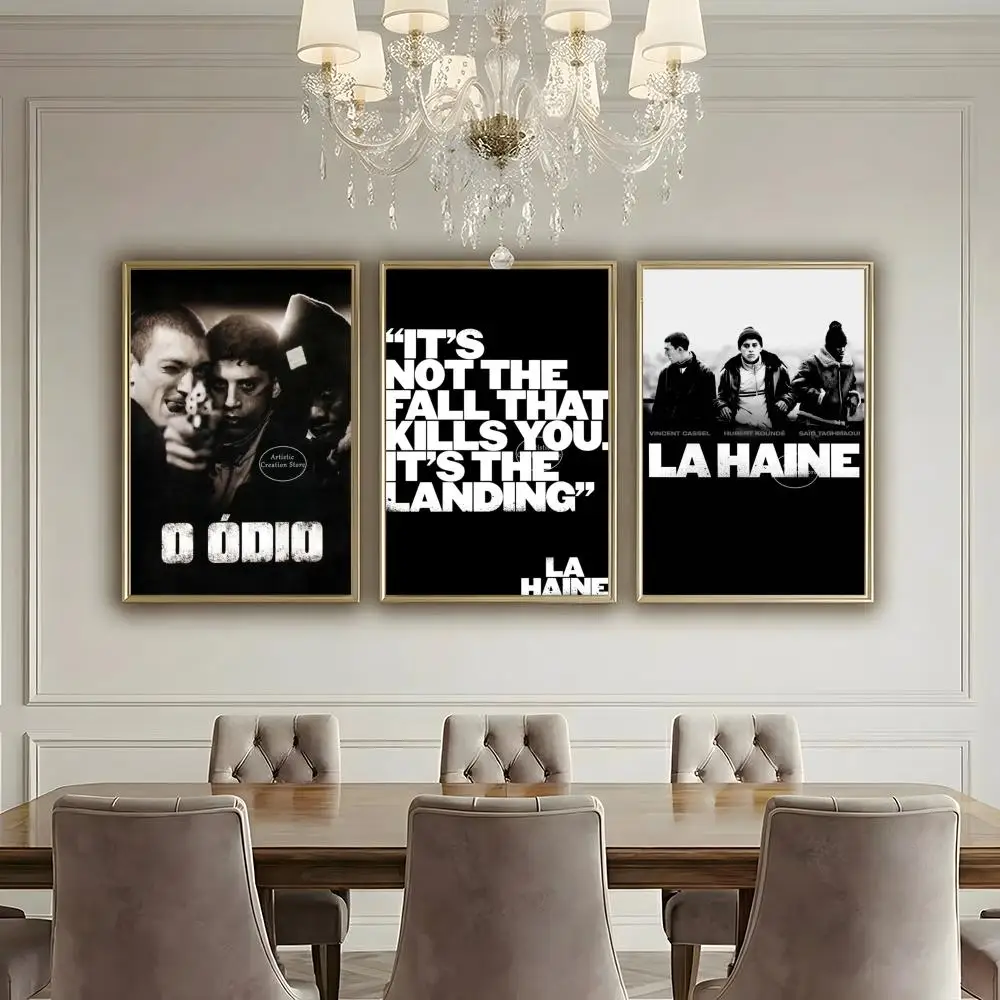 L-La Haine MOVIE Poster HD Waterproof High-Toughness Self-Adhesive Wall Decor Universal