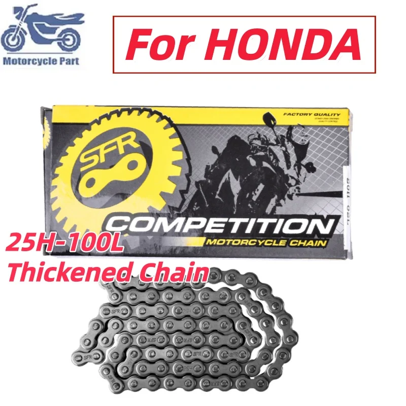 Motorcycle Cam Transmission Driving Roller 25H Chain For HONDA XR200 XR200R A AC XL200R AC TLR200 A AC TR TRX ATC 200 E ES M S X