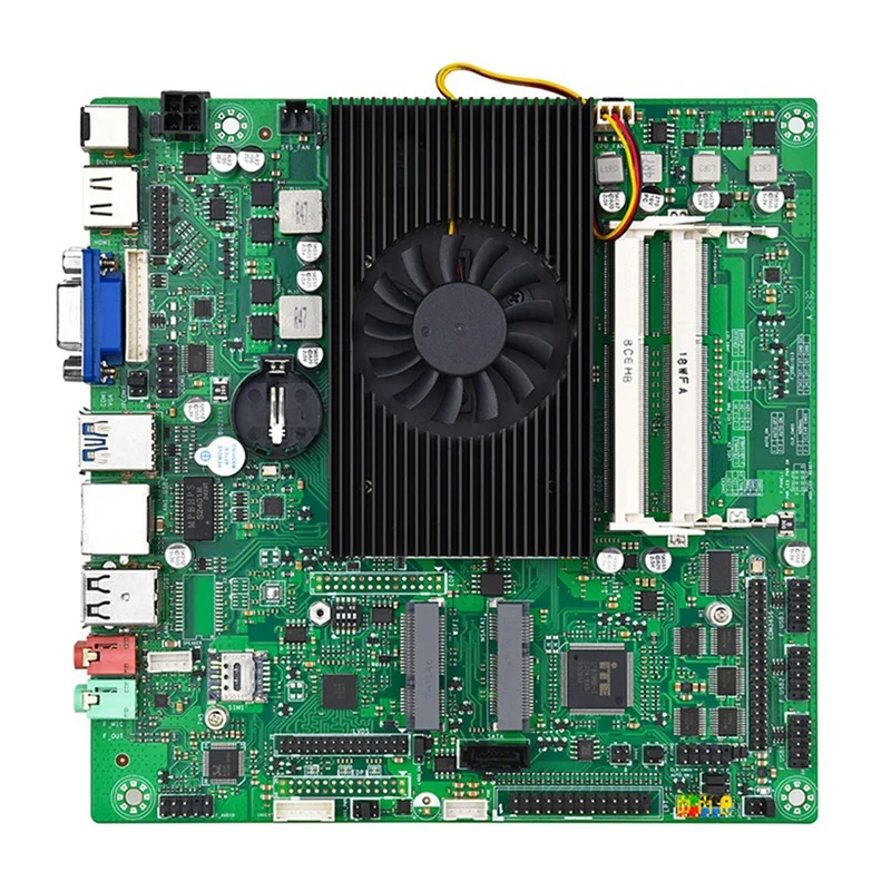 ITX-4568A01-4200U Motherboard Industrial Mini ITX DDR3 2*SO-DIMM RTL8111H Gigabit Network Card Onboard CPU Fan