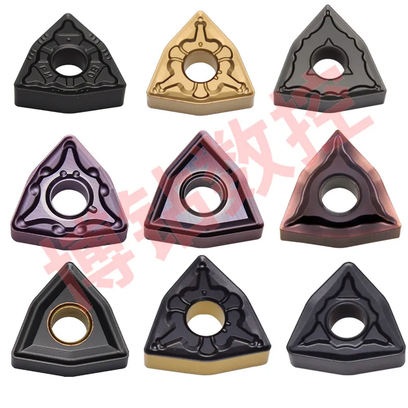 Zhuzhou peach-shaped CNC turning blade WNMG080404 080408 080412-PM YBC251 252 outer circle quantity ten pieces