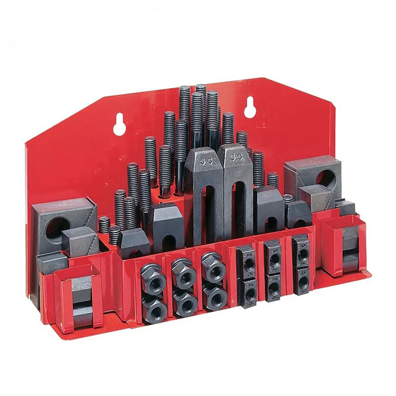 

Milling Machine Tool Accessories Clamping Kit Set M12 M16 58pcs Clamping Kit