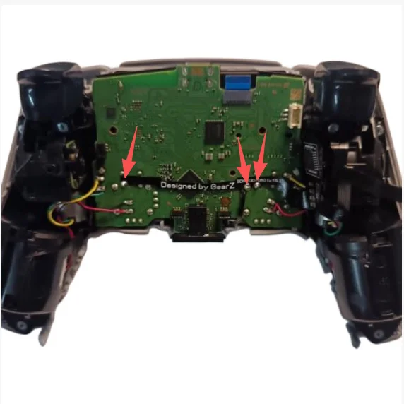 GearZ PS5 Controller "Dragonfly" Rücktasten-Kit (für die Modelle BDM-030/040/050/060) - Programmierbare Neuzuordnung für 4 Rücktasten – Detail 2
