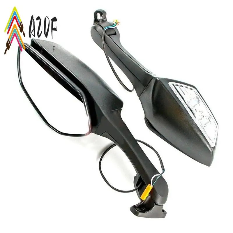 

A20F-боковые зеркала заднего вида для мотоцикла со светодиодной подсветкой указателя поворота для Honda CBR250R CBR300R CBR500R CBR650F CBR650R