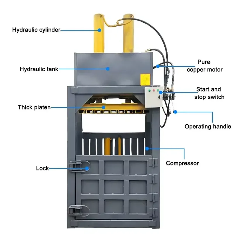 Plastic Baling Press Machine Mini Cotton Baling Press Machine