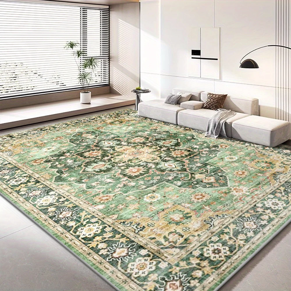 

Velvet /square meter Velvet Minimalist Entrance Room Indoor Luxury Retro Style Velvet Mat Machine Washable, Soft and Comfo