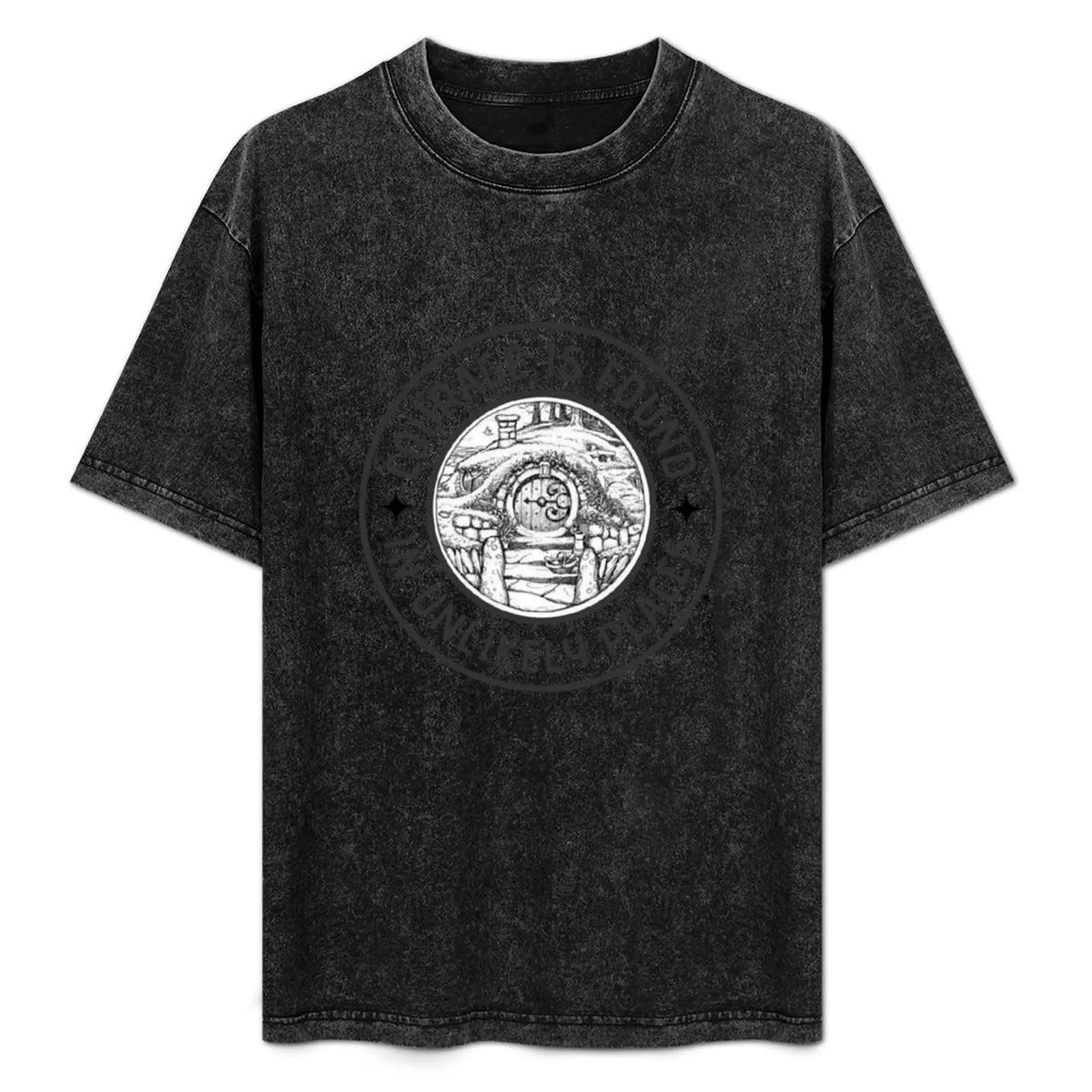 

Courage is Found in Unlikely Places - White - Fantasy T-Shirt Urban Casual Loose Fit Tee