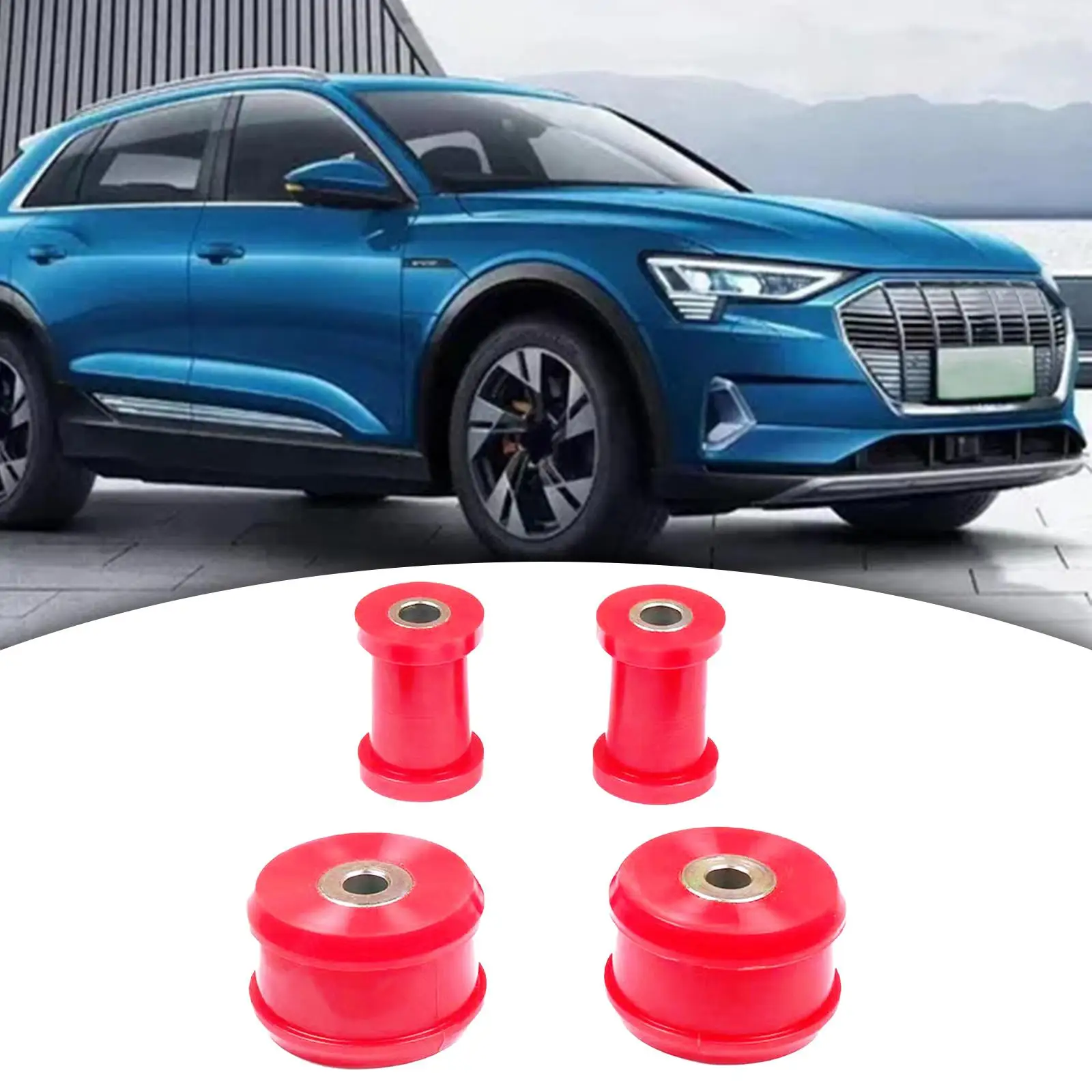 

Red Polyurethane Front Control Arm Bushings Car Accessories Kit for Golf MK4 Suspension Repair