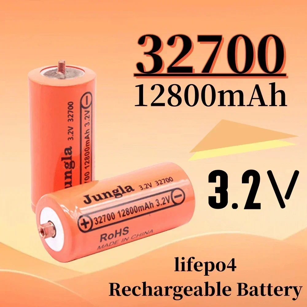 

100% Original 32700 3.2V 12800mAh Lifepo4 Rechargeable Battery Professional Lithium Iron Phosphate Power Battery with screw