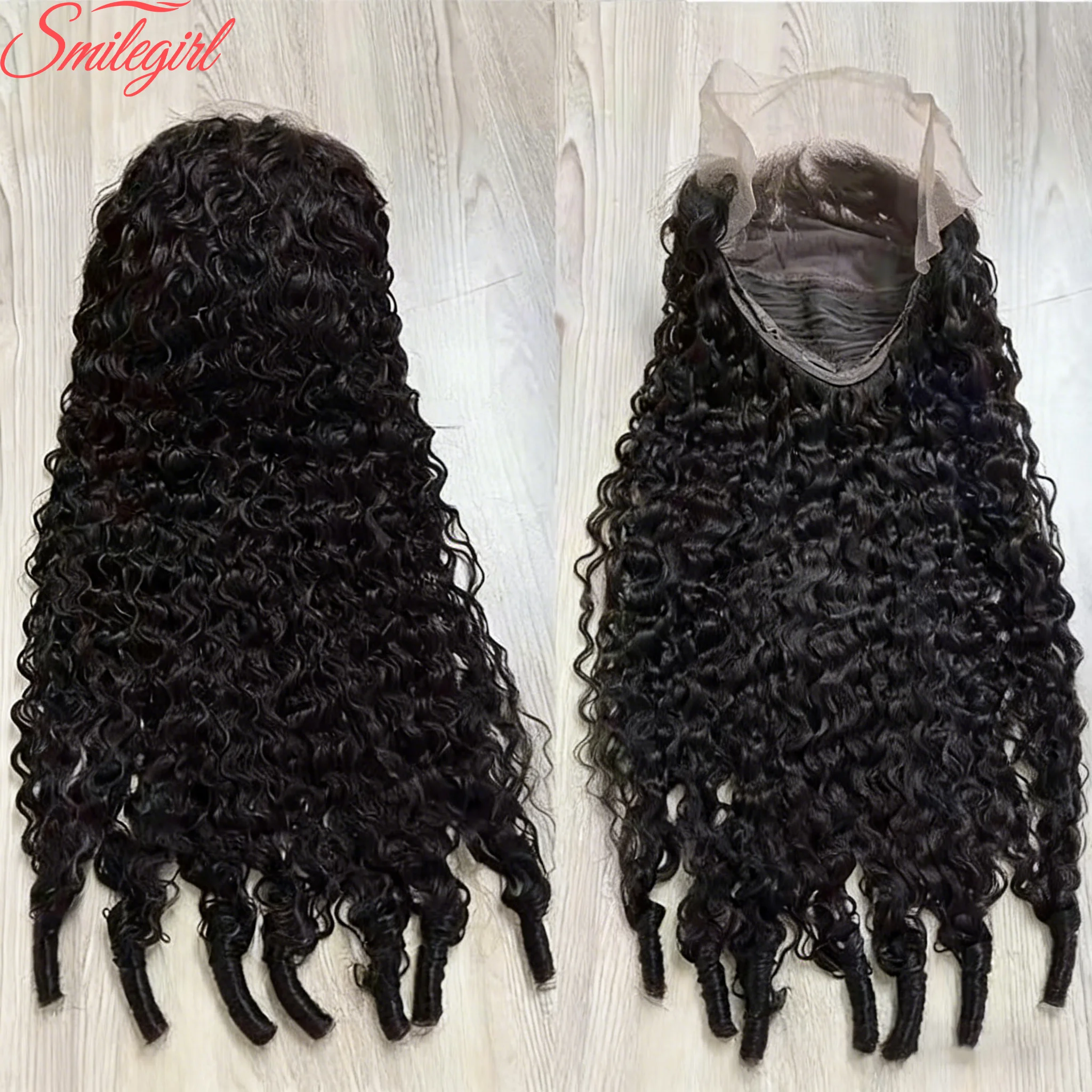 Burmese Curly Wigs 220% Density 13x4 13x6 Lace Frontal Human Hair Wigs Curly