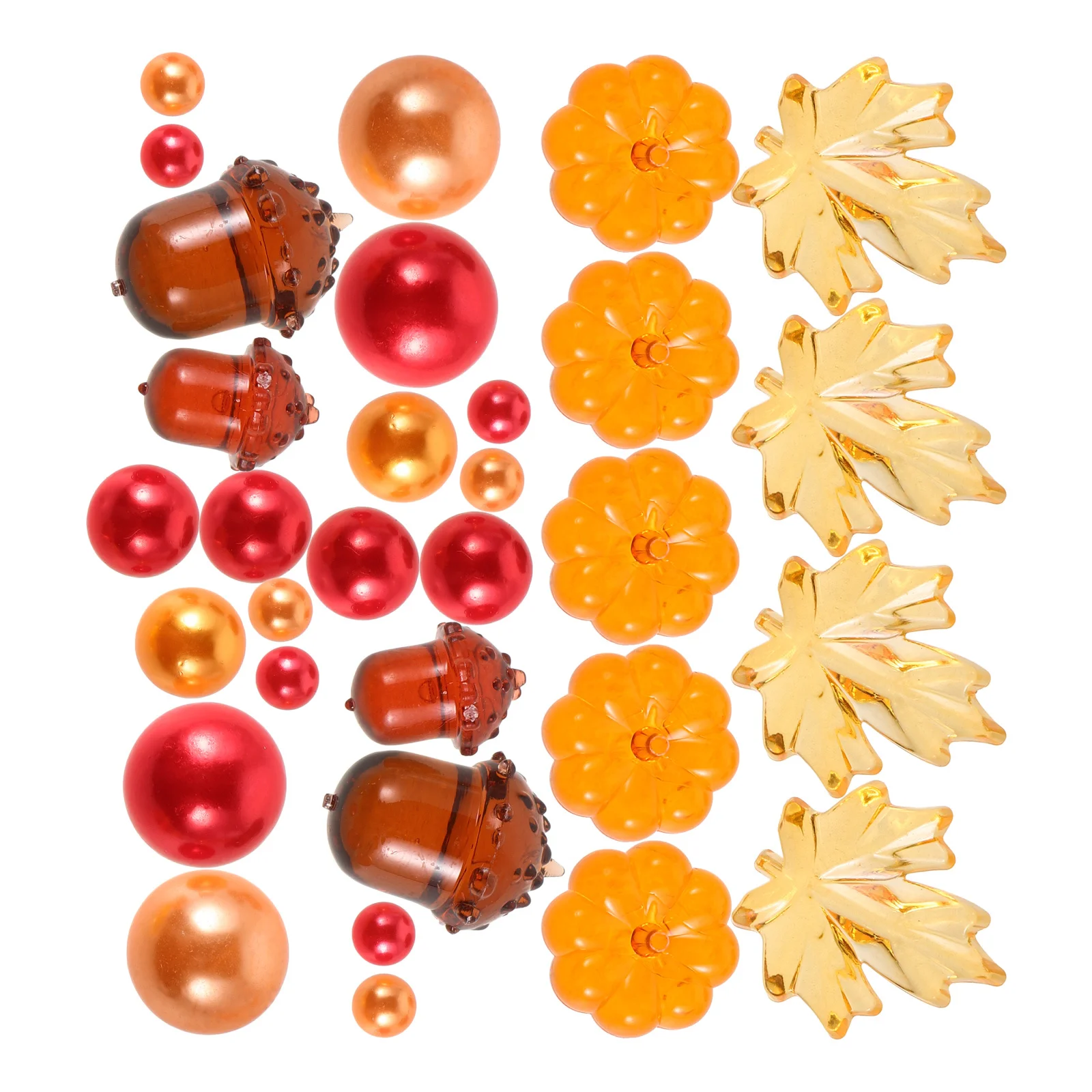 

Mini Pumpkins Vase Filler Fall Beads Seasonal Fillers Thanksgiving Centerpieces for Tables Bowl