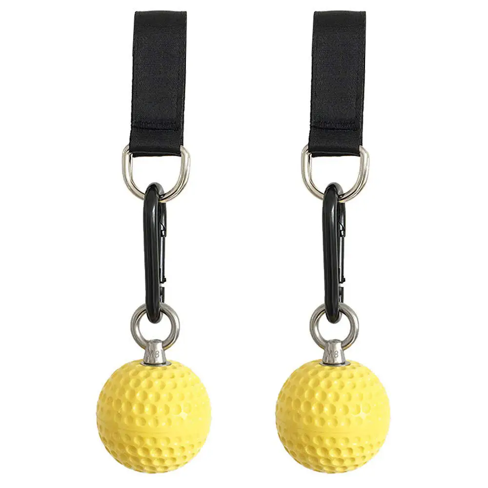 

MKAS Non-Slip Hand Grips with Straps Strength Trainer Exerciser for BoulderingPull-up Pull Up Grips Ball