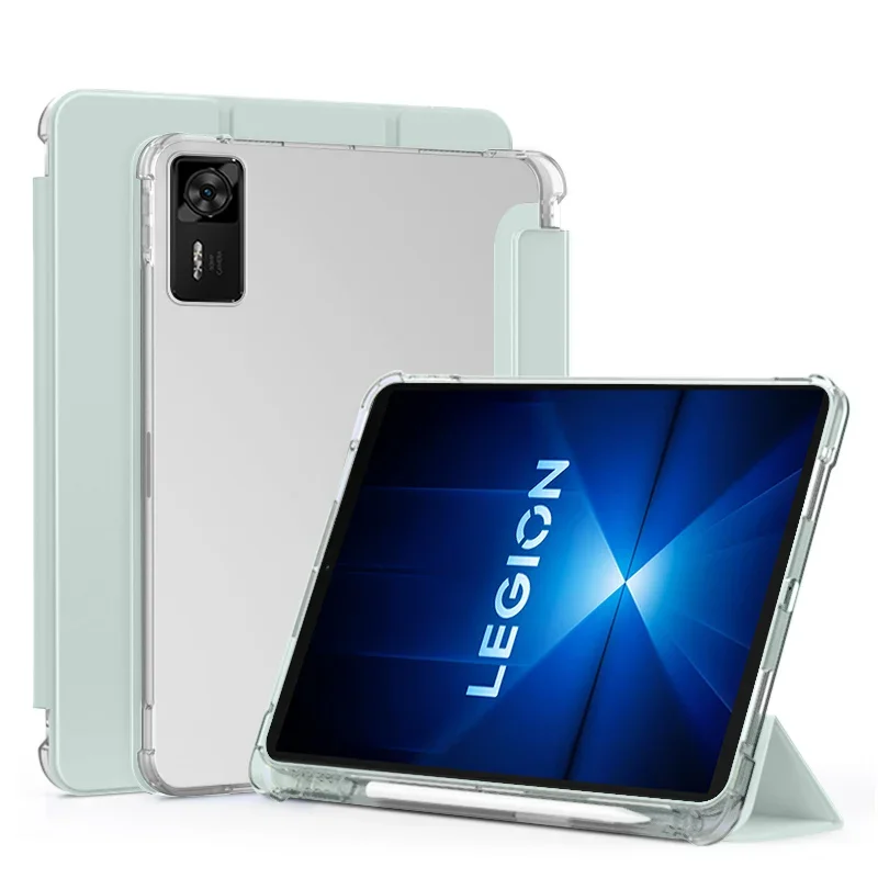 

Чехол для Legion Y700 Gen4 Gen 4, с держателем для ручек, кожаный мягкий чехол-подставка для Lenovo Legion y700, чехол 4-го поколения tb322fc