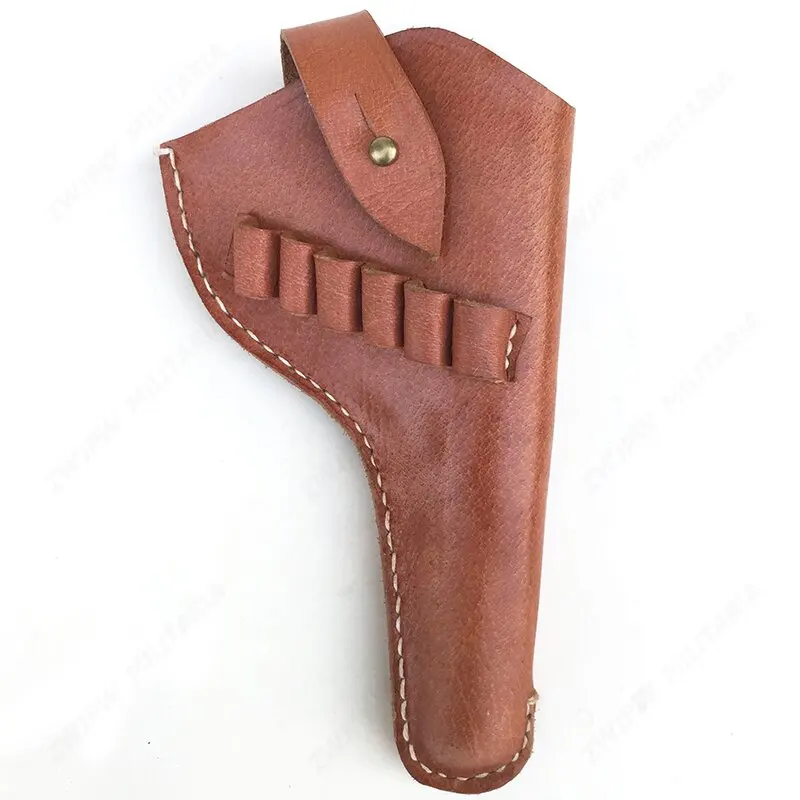 

Hunter brown leather holster belt vintage 5" or 6" revolver