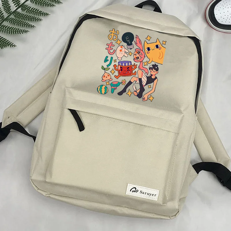 Omori-mochila de viaje escolar para mujer, morral infantil, kawaii, plecaki schoudertassen, 2022