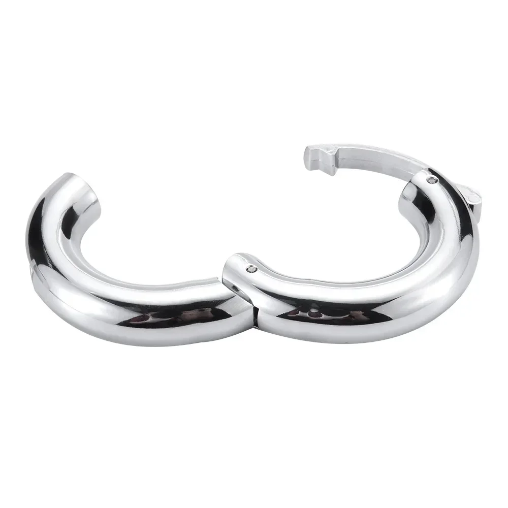 Adjustable Metal Cock Ring Male Chastity Device with Weighted Pendant Exercise Chastity Belt for Male Sexual Delay