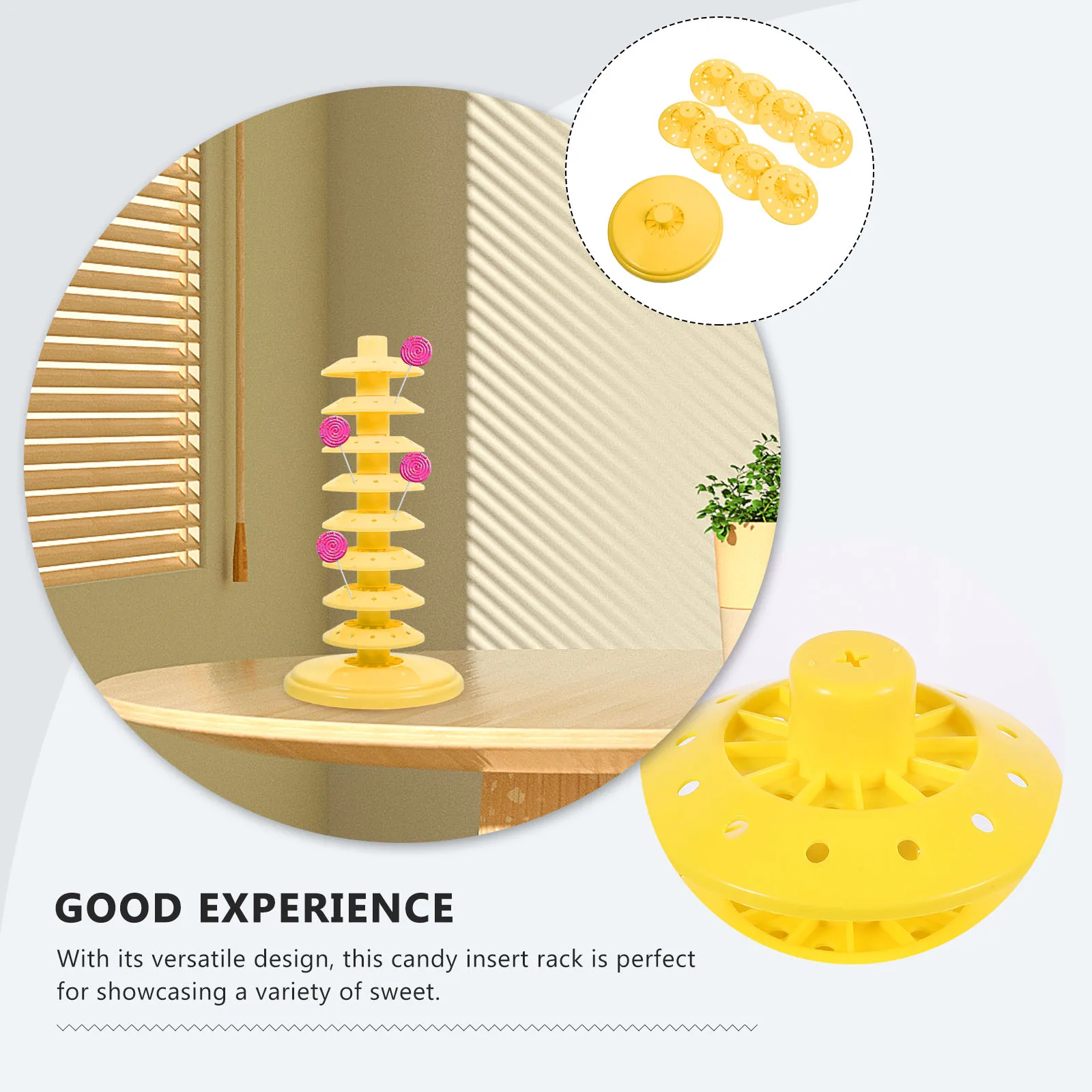 Multi-Hole Holder Party Lollipop For Wedding Birthday Bridal Shower Cake Pops Stand Marshmallow Display Rack Decorative Desktop