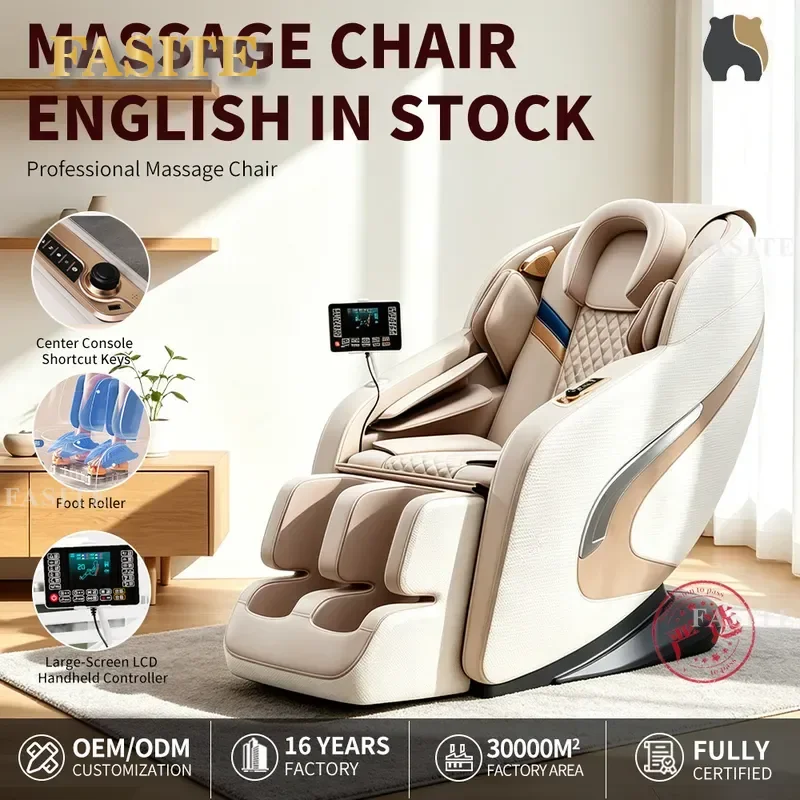 For Full Body Automatic Zero Gravity Space Capsule Kneading Massage Chair AI Intelligent Household Furniture Comfort