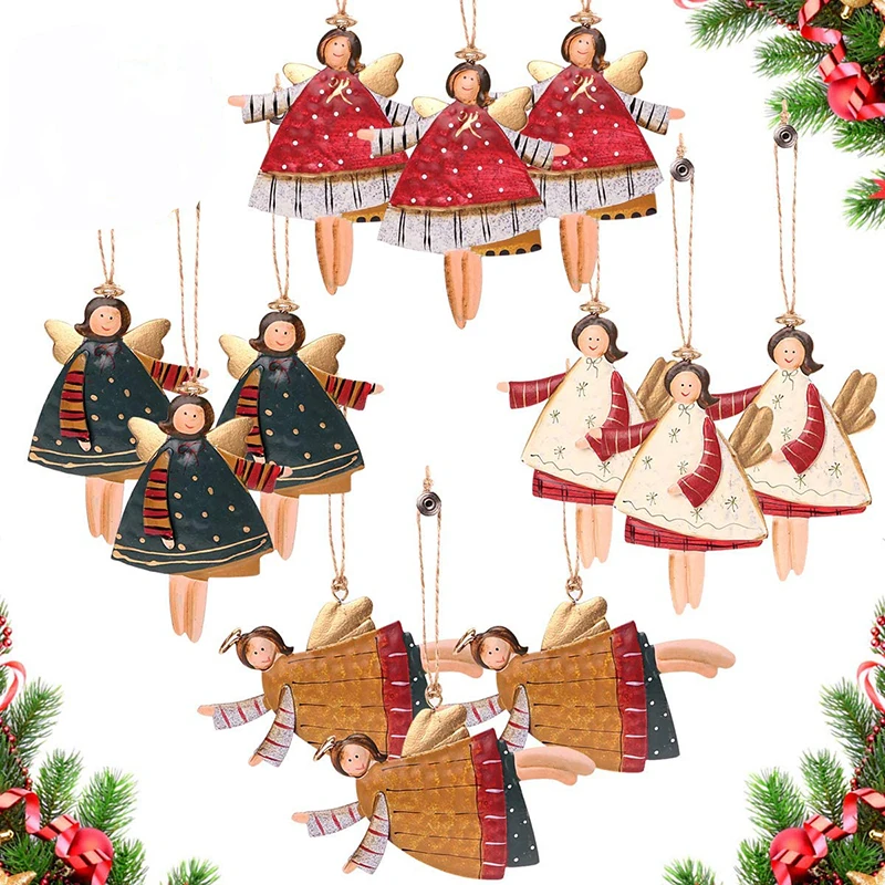 NEW Christmas Ornaments Girls Xmas Hanging Pendant Decorations for Christmas Tree New Year Party Decors