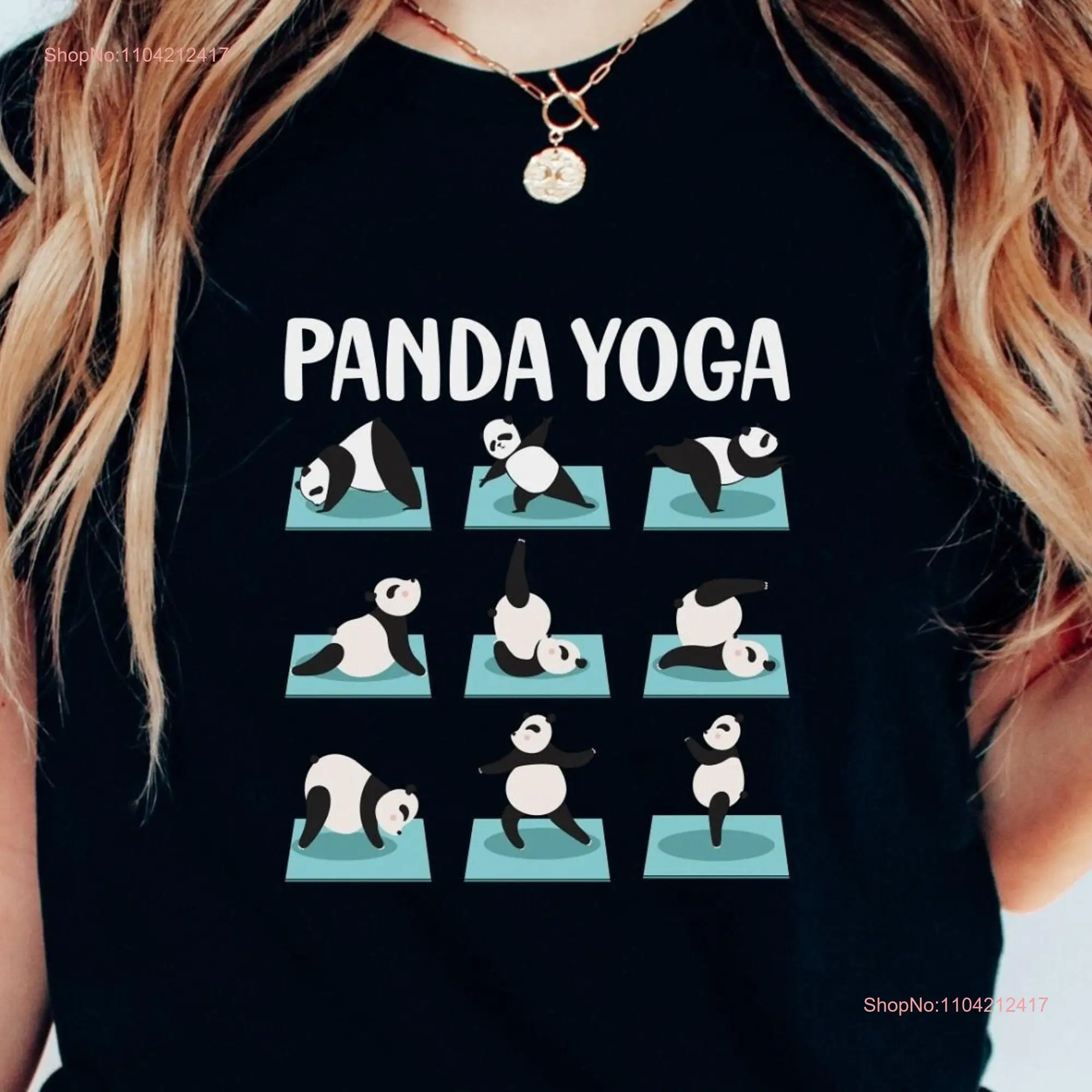 Funny Yoga Panda shirt Cute Meditation Namaste Savasana Chakra Yogi hot relaxing mandala stretch exercise pilates Om shanti