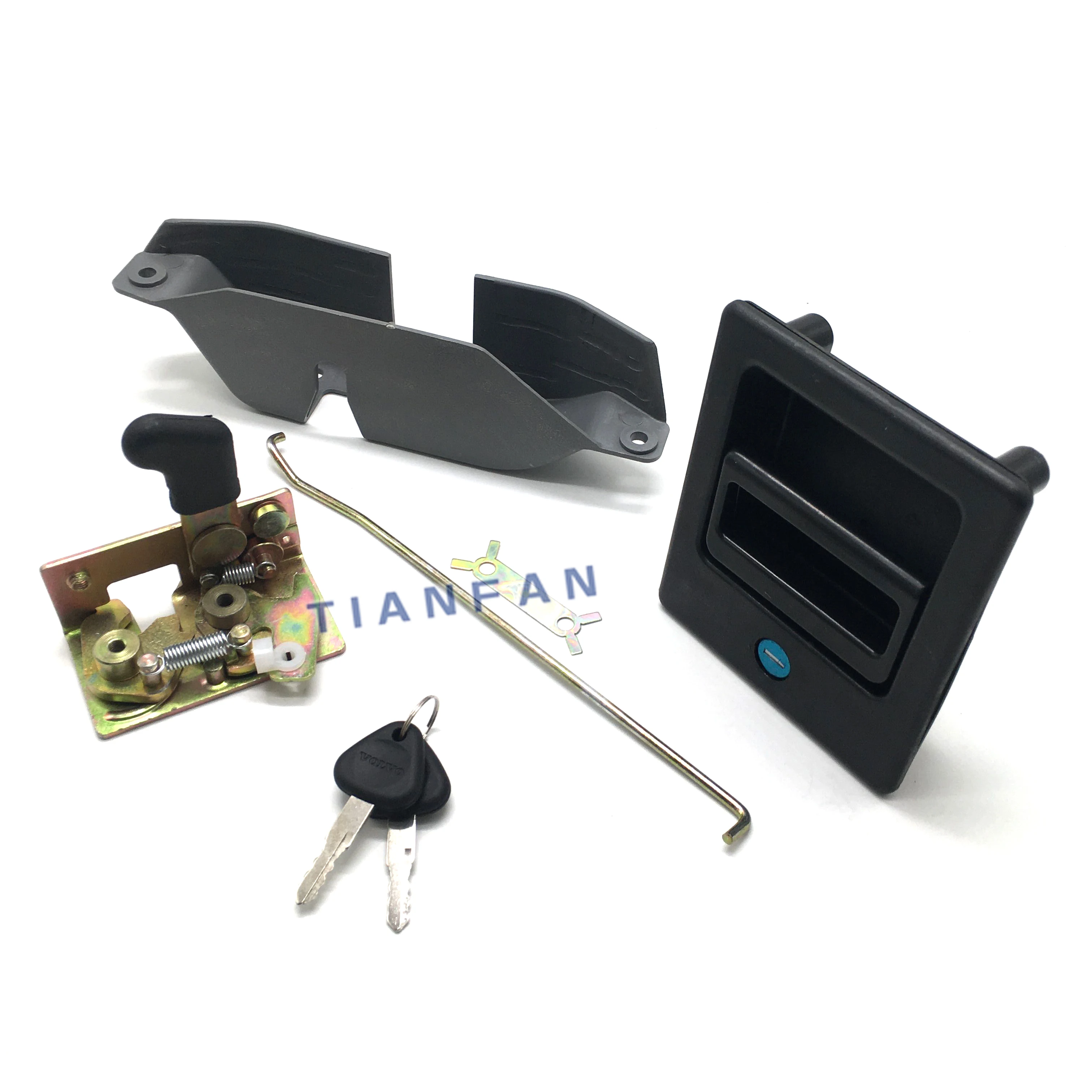 

Excavator Accessories Cab Door Lock Assembly Outside Handle Lock Block For EC210 240 290 EC360 460B