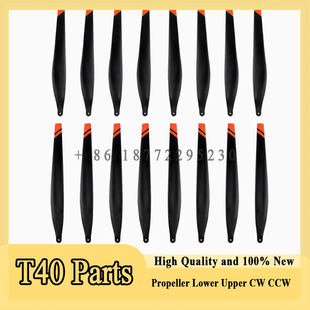 Agras T40 Black 16pcs/set Copy Upper Lower Propeller CW CCW Kit 100% New for Dji T50 Drone Repair Replacement