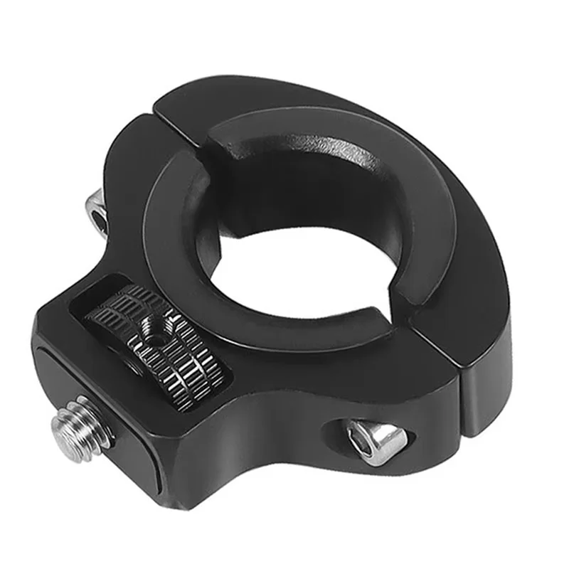 (Limited Offer) 1/4 Screw Bicycle Clip Bike Handlebar Clip Holder Clamp For Gopro Camera Accessories Black+Red