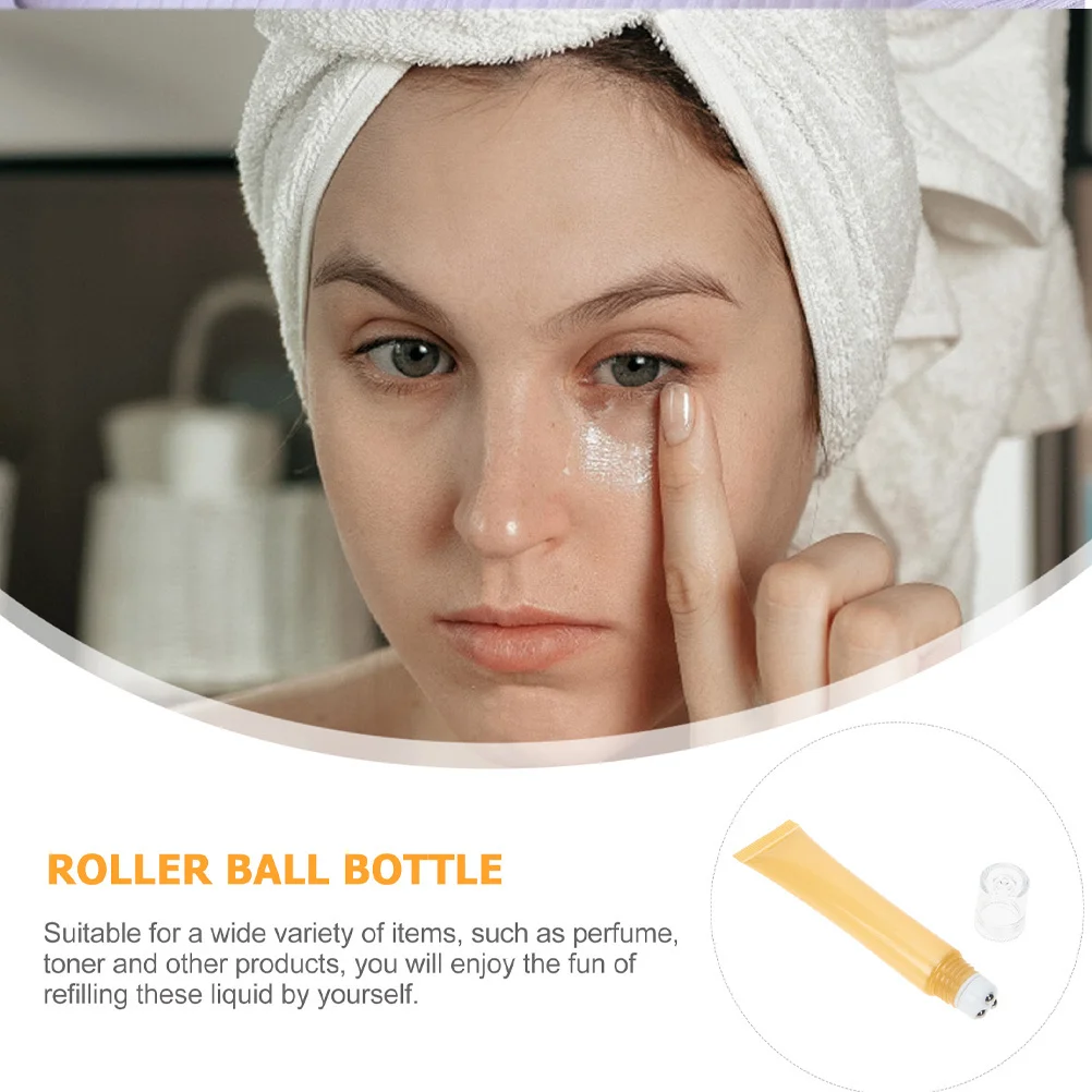 

5Pcs Eye Cream Tubes Empty Refillable Soft Dispensers Portable Travel Containers for Cream Essential Oils Skincare