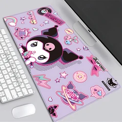 Cartoon Cute Kuromis Mousepad HD Printing Computer Gamers Locking Edge Non-slip Mouse Pad XXL90x40cm Keyboard PC Desk Pad