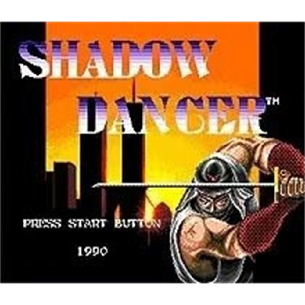 Shadow Dancer Region Free 16Bit MD Game Card For Sega Mega Drive For Genesis