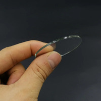 Round Transparent Flat Glass Lens 35mm 40mm 45mm 50mm 55mm 60mm 65mm for LED Torch Downlight Flashlight Headlamp Customizable