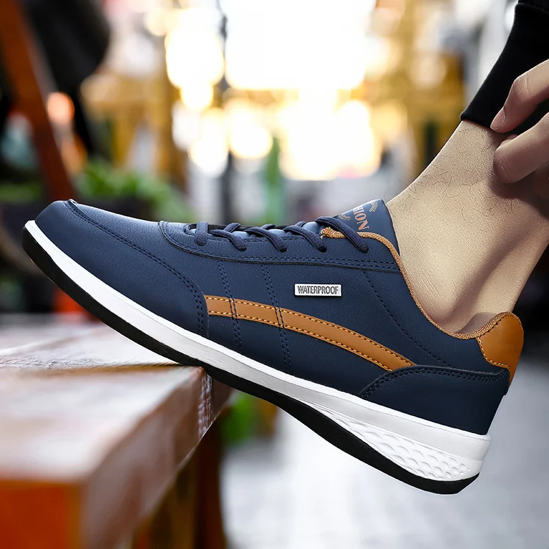 MAEDEF Mens Sneakers Casual Shoes Lightweight Sneakers Waterproof Breathable Non Slip Comfortable Driving Sport Shoes Man