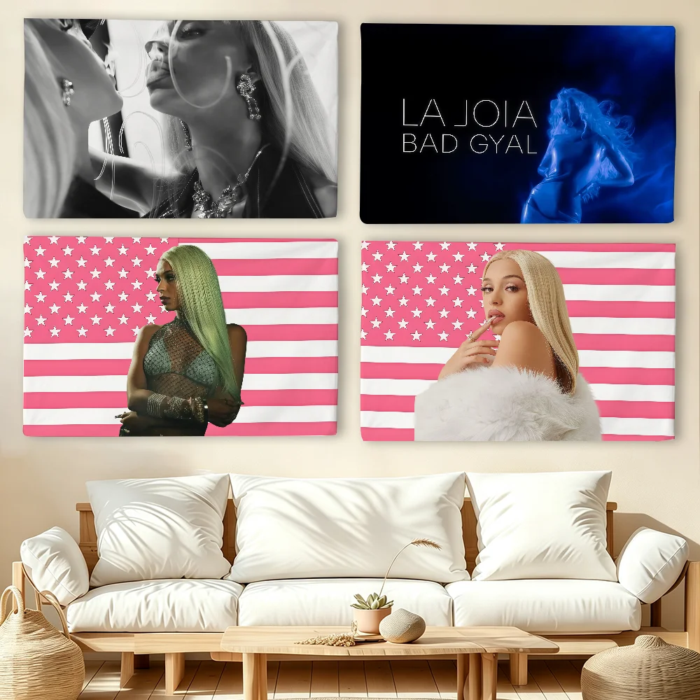 Spanish singer B-Bad G-Gyal flag For Living Room Home Dorm Decor Wall Outdoor Camping Party Banner Gifts