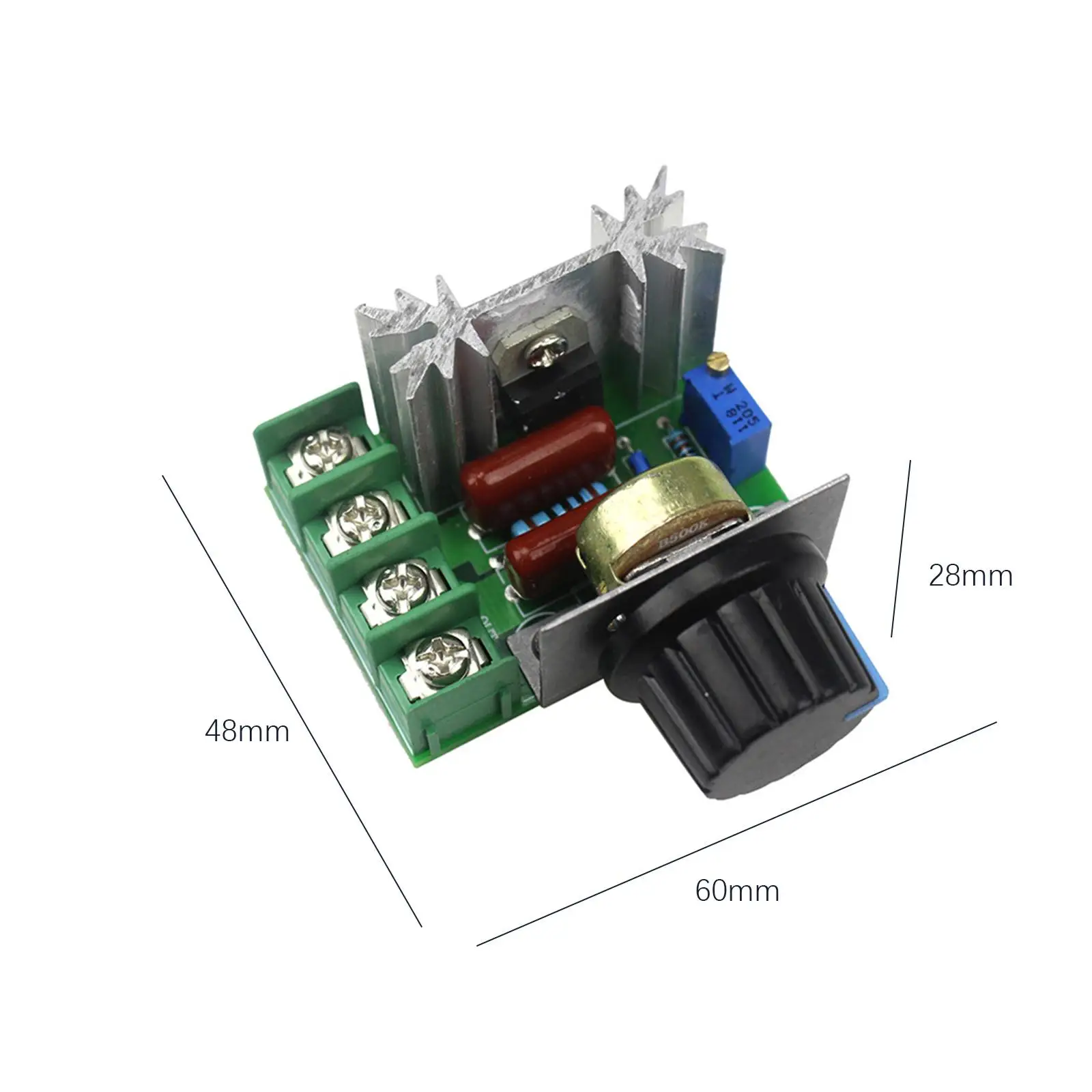 2xVoltage Regulator Thermostat Motor Speed Controller High Performance Dimming