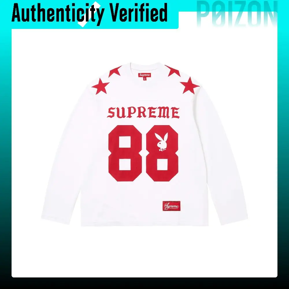 Supreme x Playboy SS26 WEEK3 L/S Football Top Soccer Jersey Unisex SUP-SS26-043
