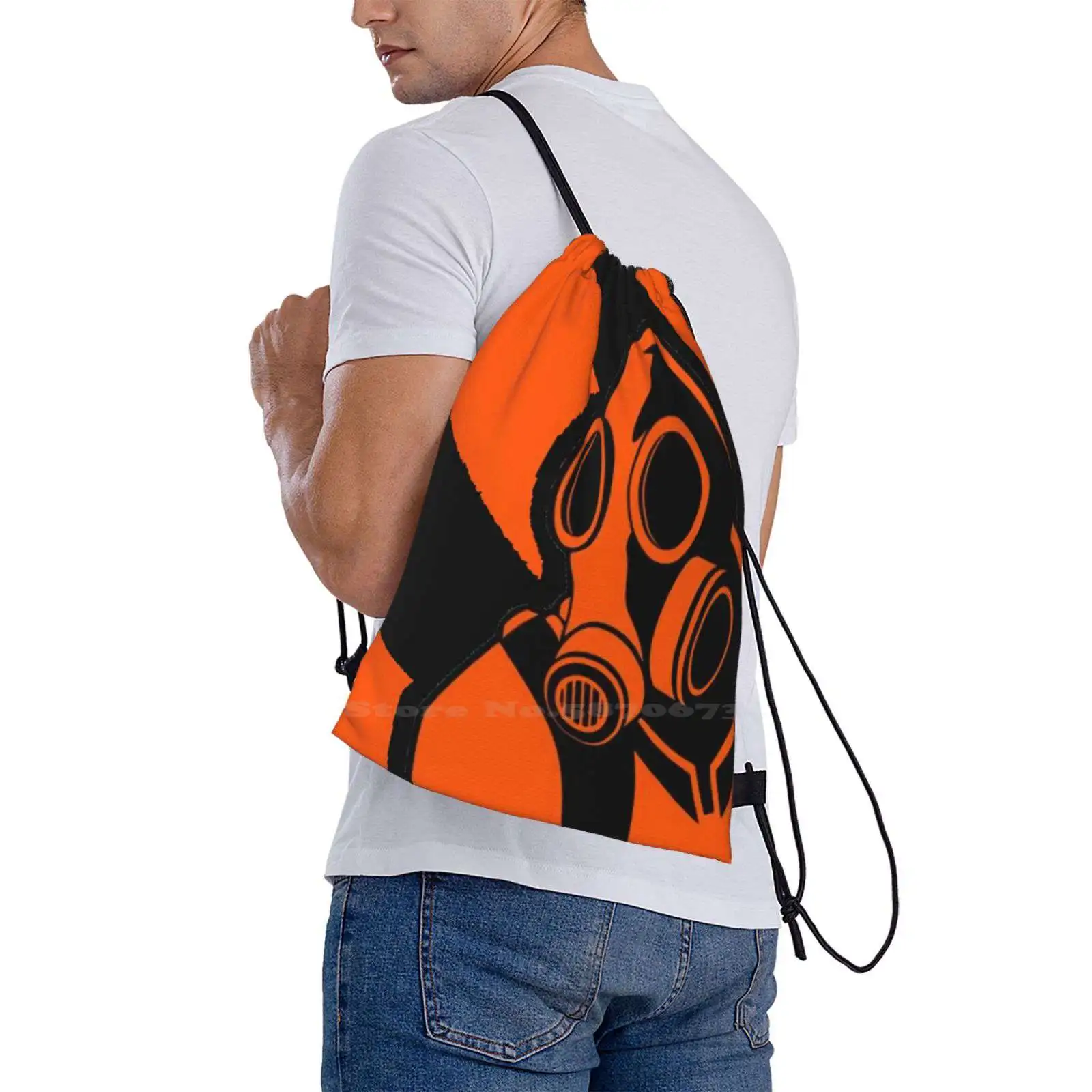 Tf2 Pyro School Bags Travel Laptop Backpack Tf2 Team Fortress 2 Pyro