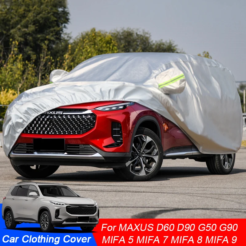 

Car Cover Rain Frost Snow Dust Waterproof Anti-UV Cover Auto Accessories For MAXUS D60 D90 PRO G50 PLUUS G90 MIFA 5 6 7 9