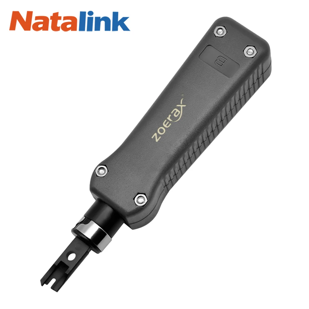 

Ударный перфоратор Natalink, инструмент для резки сетевого кабеля 110/88, инструмент для перфорации Ethernet для провода RJ45 в клемме