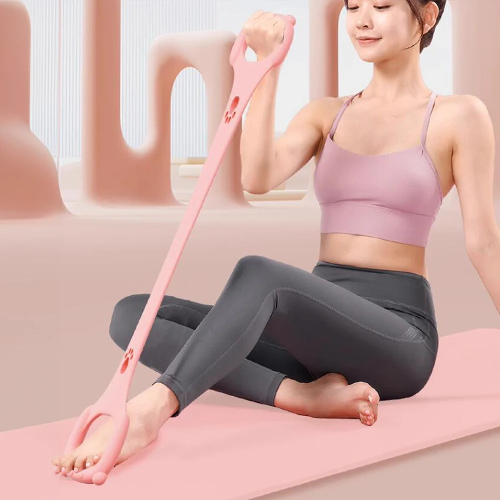 Yoga Tension Rope Animal Cat Paw Home Gym Elastic Band Portable Fitness Equipment Yoga Resistance Band Shoulder Opening Chest