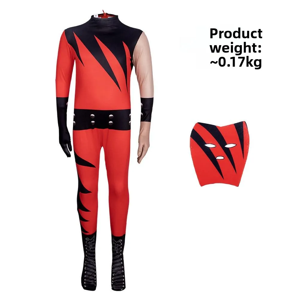 

Костюм борца для косплея, детский костюм на Хэллоуин, облегающая одежда, этнический сценический костюм, женская мода, лето 2023