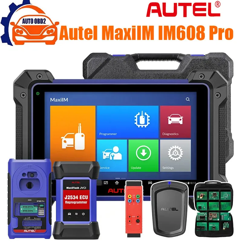 Autel MaxiIM IM608 & IM608PRO strumento diagnostico automatico con programmatore chiave XP400 e Scanner OBD2 J2534 codifica ECU (No IP Limited)