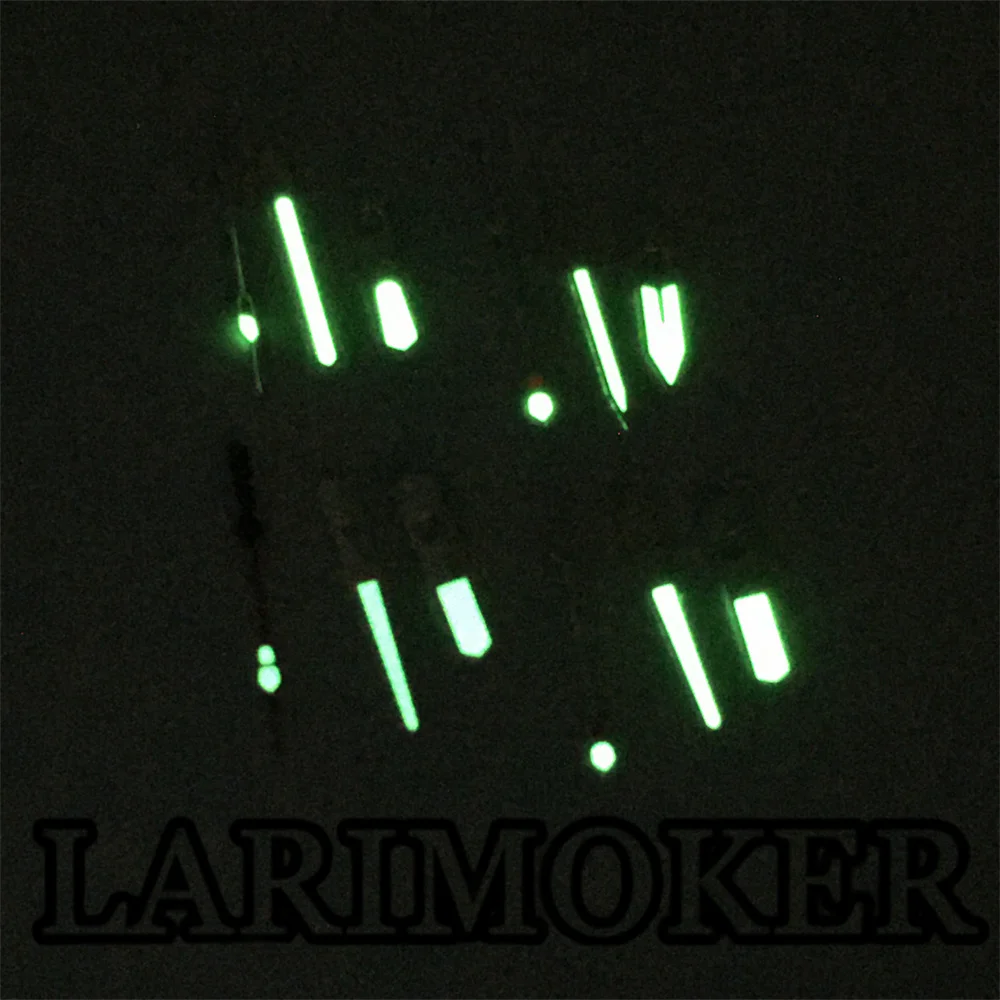 LARIMOKER Silver Green Red Watch Hands Green Luminous Hands fit NH35 Mechanical Movement Watches Accessories