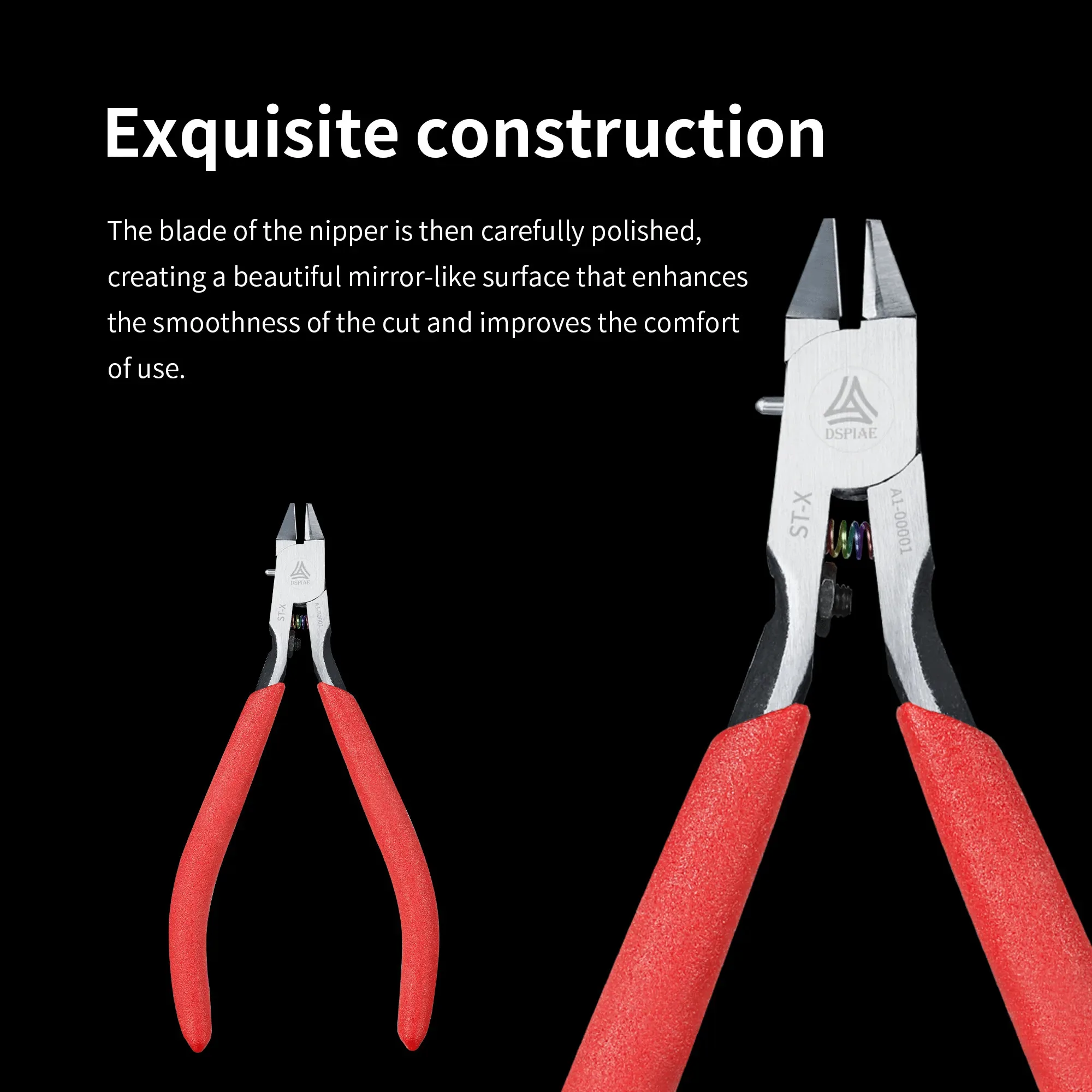 DSPIAE UItra Fine Single Blade Nipper For Plastic Models ST-X